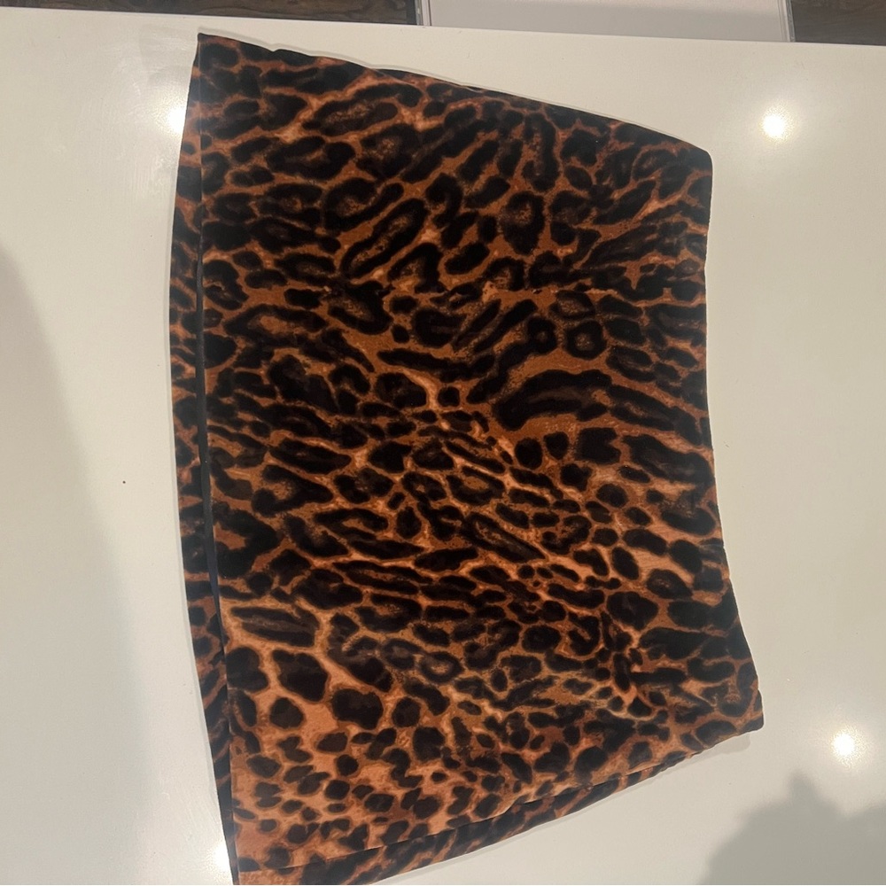 Zara Animal Print Skirt